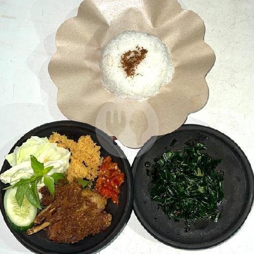 Telur Ceplok Rempah + Nasi menu Pecel Lele PABEDU, Gamping