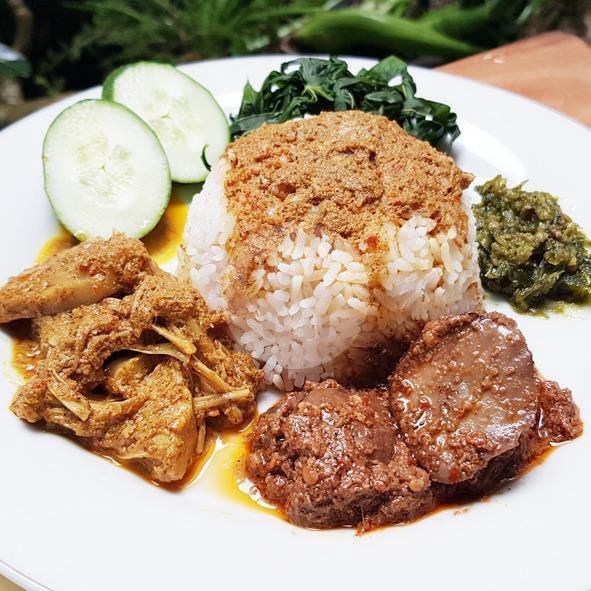 Paket Padang Vegan 8 menu Padang Vegan Damai, Foodcourt Mall Malioboro