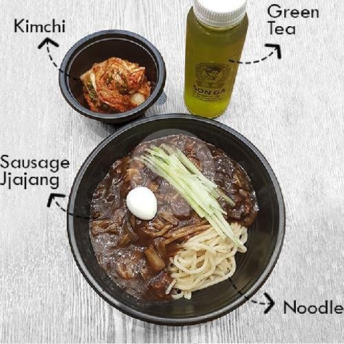Pork Jjajangmyeon Set menu Son Ga Korean Family Restaurant, Suko Manunggal