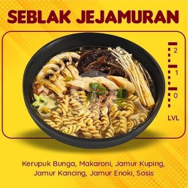 Seblak Makaroni menu Seblak Asgar, Lowanu