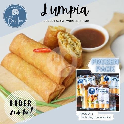 Lumpia Basah menu Lumpia Bu Heru, Kebraon