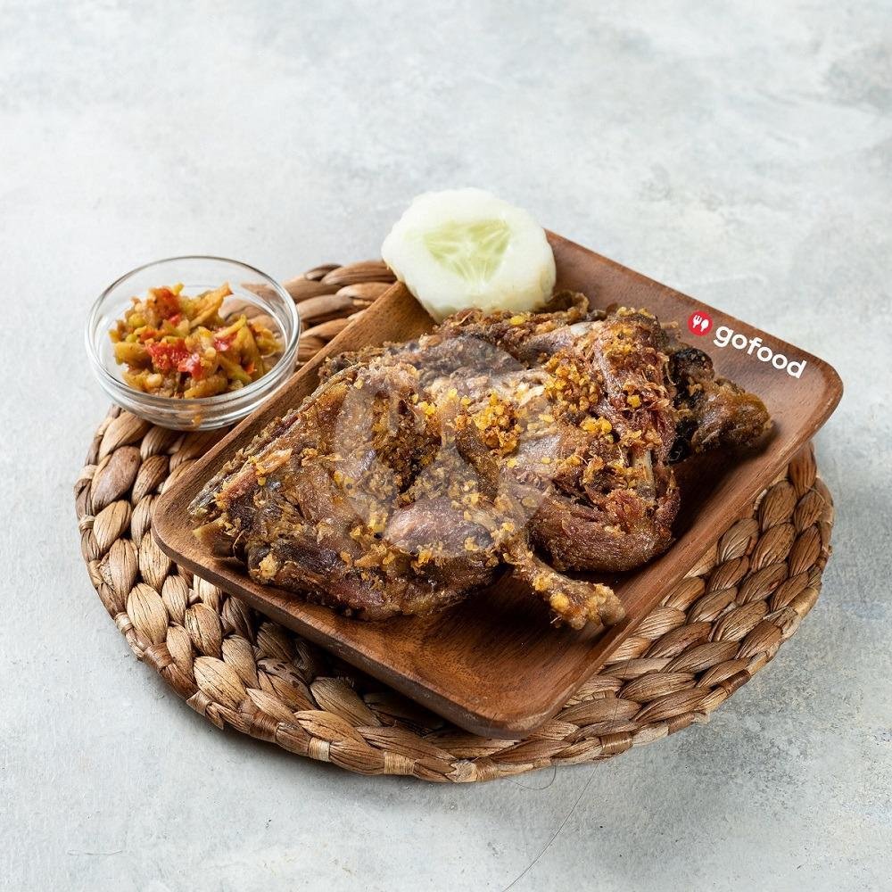 Nasi Putih menu Bebek Sinjay, Bandung