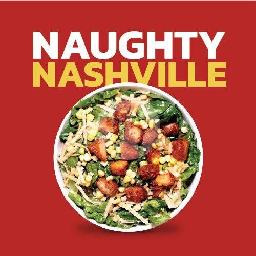 Cajun Chicken Bowl menu Crunchaus Salads, Gwalk