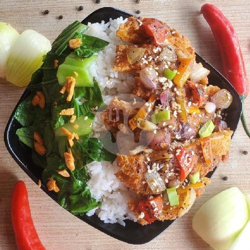 Nasi Ayam Saos Mongolia menu Kwong Bing Chinese & Seafood, G-Walk