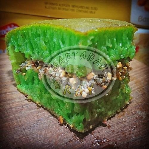 (Pandan) Pisang Coklat Susu menu Martabak Ray, Caringin