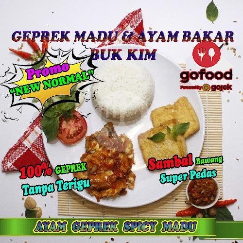 PAHE 1  (FREE 1 Cup Orange Ice) menu GEPREK MADU & AYAM BAKAR BUK KIM