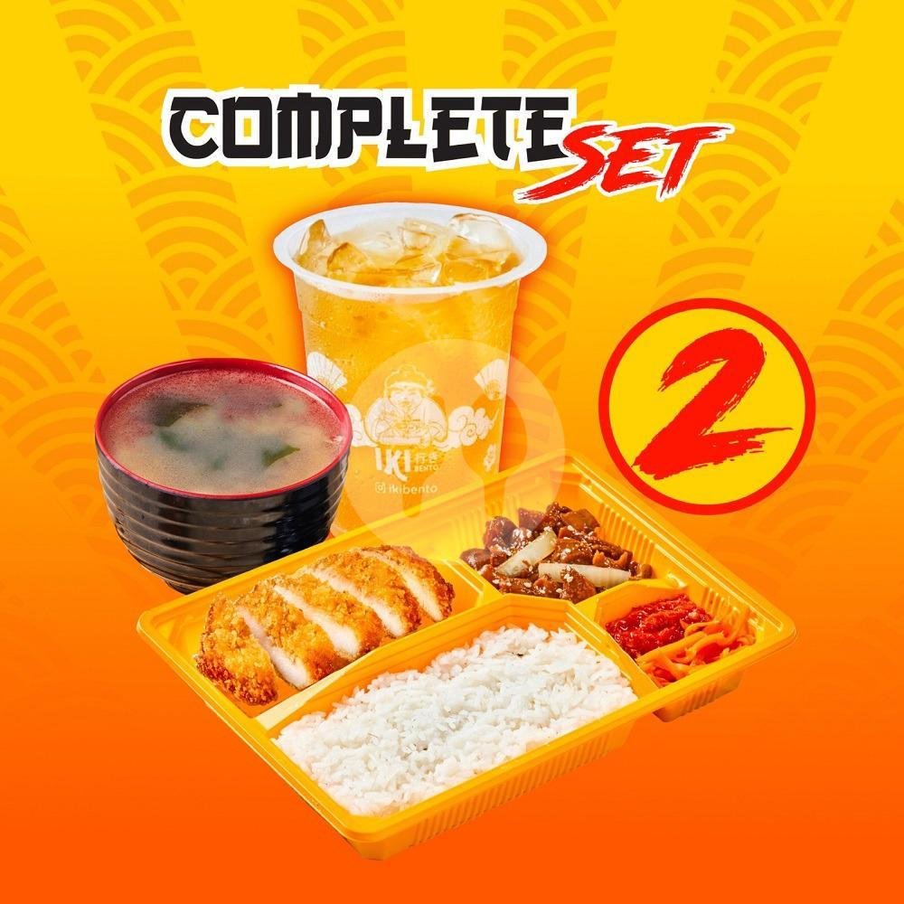 Complete Set 3 menu IKI Bento, Condet
