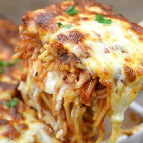 Spaghetti Brulee - Panggang - Lumer menu Pizza Jumbo Jakarta, Tebet