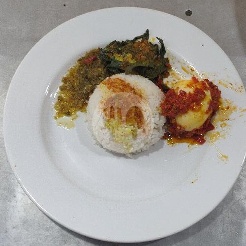 Nasi Padang Pergedel menu Masakan Padang Minang Sejati, Darmokali