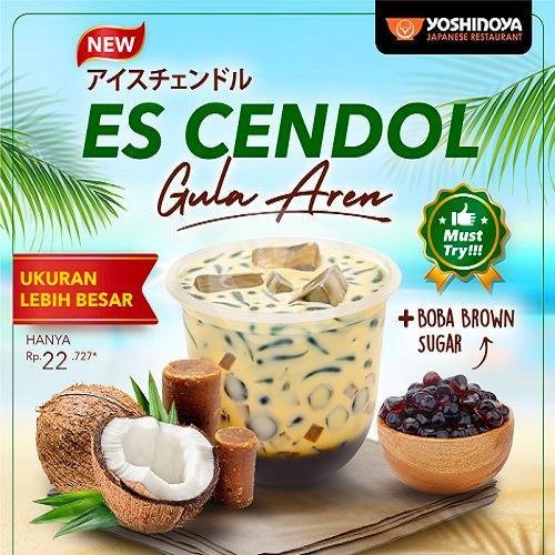 Es Cendol Gula Aren menu YOSHINOYA BEEF BOWL, Mampang Business Park