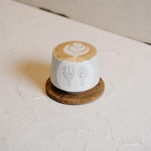 Hot Latte menu Musouya Japanese Cuisine