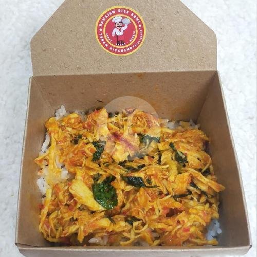 Ayam Suwir Kemangi Bowl (Pedas) menu Hawaian Rice Bowl, Pandan Hijau 3