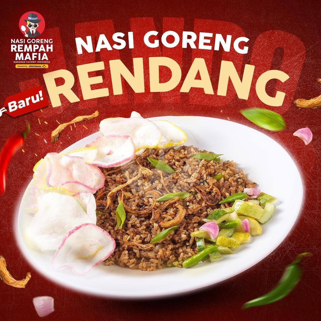 Nasi Goreng Rendang Kambing menu Nasi Goreng Mafia, Dipatiukur
