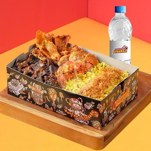 Bumbu Rempah 2 + Aqua menu Nasi Kulit Syuurga, Magelang