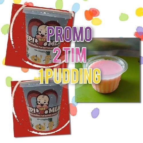 Paket 2 Nasi Tim + 1 Puding menu Bubur Bayi Organik Hepi Meal Kutei, Darmo, Kutei