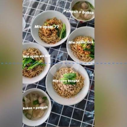 Mie Ayam Bangka Bakso menu Mie Ayam Cabe Ulek 77