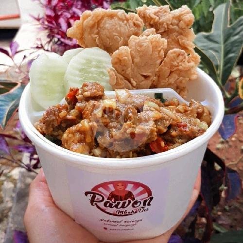 Rice Bowl Mercon Sapi menu Pawon Mbah Uci, Komplek Bukit Mekar Indah