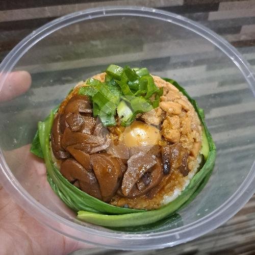 Nasi Tim Ayam Jamur Terlur Puyuh menu Bakmi Ayam Jamur Sumpit Emas, Duren Sawit