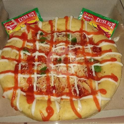 Pizza Isi Sosis menu Pasha Pizza, Daan Mogot