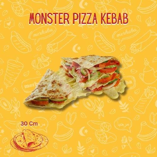 Monster Ultimate Cheese Pizza menu Merhaba Kebab Turki, Lebak Gede