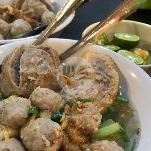 Bakso Besar Biasa menu Bakso Kerikil Mas Tono, Depan Shelter PKL