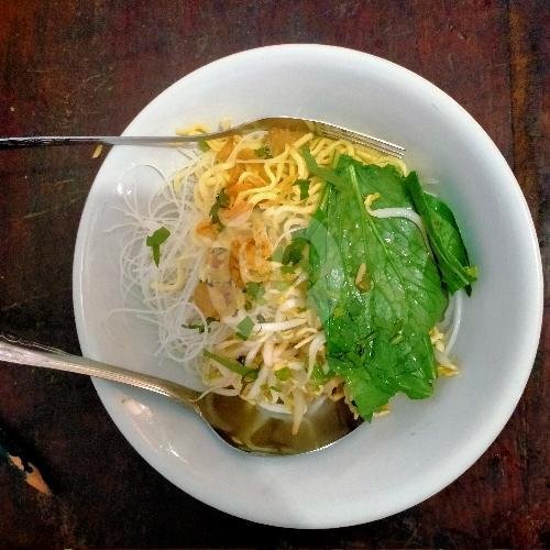Mie Kocok Toping Baso Rusuk menu Mie Ayam Bakso Syantik, Kerenceng