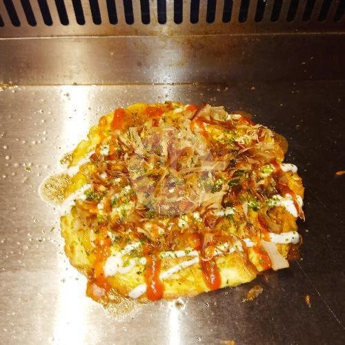 Okonomiyaki Octopus ( Gurita ) menu Harukotako Takoyaki Okonomiyaki, Petukangan Selatan