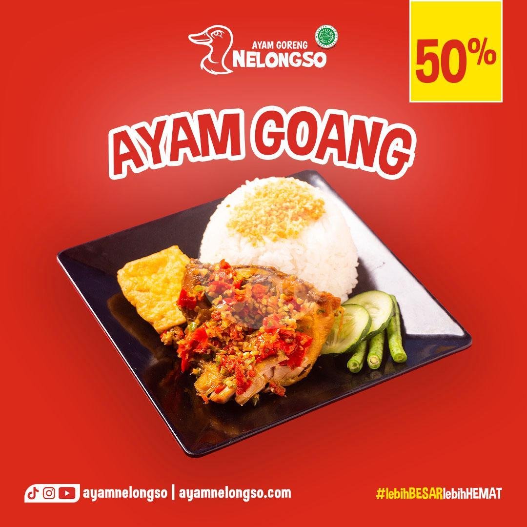 Ayam Krispy + Nasi. menu Ayam Goreng Nelongso, Sukun