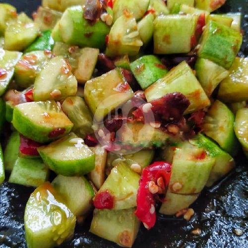Reuceuh Bonteng + Nasi menu Lotek Rujak Teh Susum, Batujajar