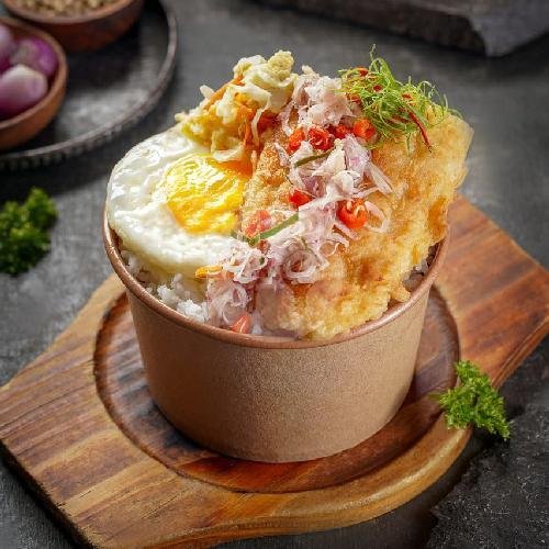 Cumi Item Rice Bowl menu Ibu Jari Indonesia, Tanah Abang