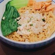 Yamie Baso menu Mie Blangkon Geprek Kribow, Magelang Utara