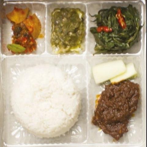 Nasi Padang Ayam Gule menu RM Masakan Padang Ridho Nasi Padang, Condet
