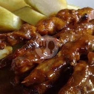 Sate Ayam menu Sate Cak Man Setia, Kledokan