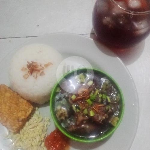 Nasi Pecel Tidak Pedas menu Rawon & Pecel Legend 1985, Sukun