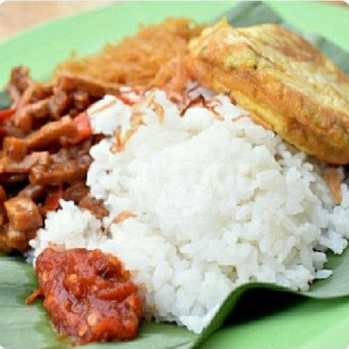 Nasi Uduk Telor menu Warung Makan Gang Buntu, Pori Raya