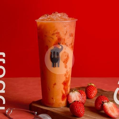 Strawberry Thai Tea menu Dum Dum Thai Drinks Express, Transmart Tasikmalaya