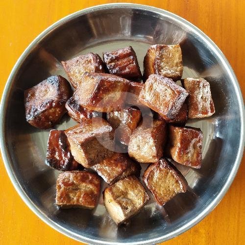Mendoan menu Soto Babat Dan Daging Sapi Bu Miyati