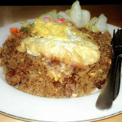 Nasgor Special + Telor menu Nasi goreng kambing H. Bisri, Kebon Kacang