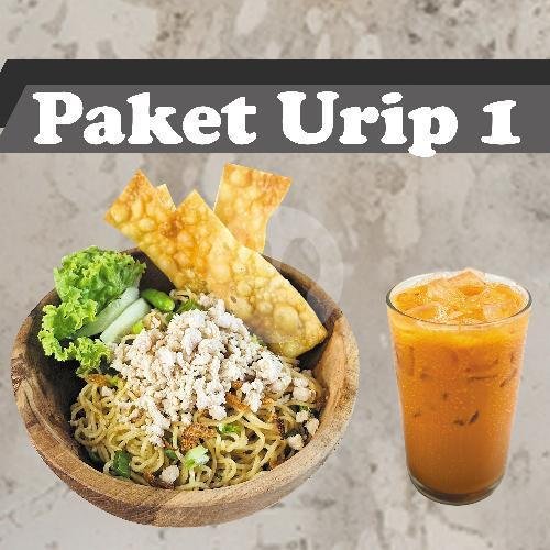 Paket Urip 2 Mie Pedas Lemontea NyemekBBq menu Kedai Mbok Urip, Klojen