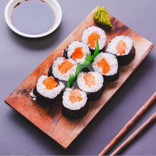 Salmon Mentai (8pcs) New menu Hepi Sushi, Pondok Aren