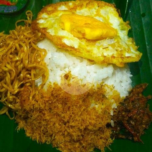 Nasi Original (Sayur Pedas)+Teri menu Nasi Buk Madura Barokah, Jodipan