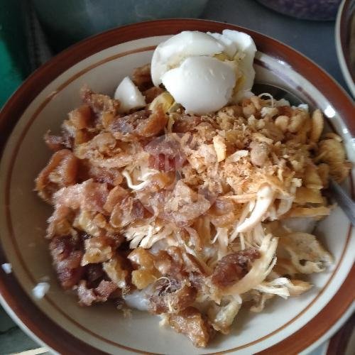 Bubur Ayam Kulit Ati menu Bubur Ayam Mang Jecky, Geger Arum