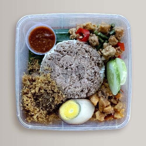 Nasi Megono Gurih Ayam menu Mlinjo Cafe & Resto, Tomang
