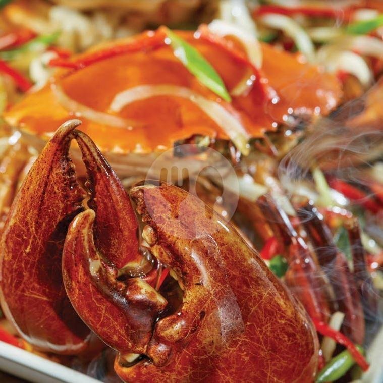 Kepiting Taoco menu Krabe Seafood, Gajahmada