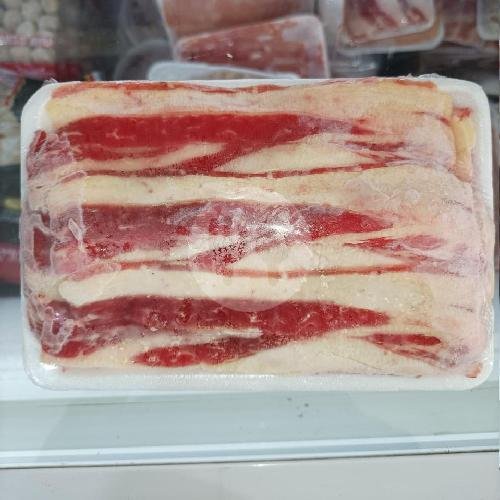Beef Slice Lemak (Fat) Reguler 250gr menu Alx Frozen, Sidanegara