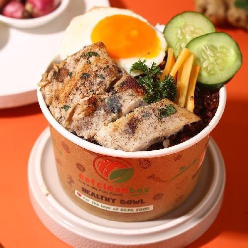 Shirataki Noodle Beef Carbonara menu Eatcleanbox, Pondok Aren