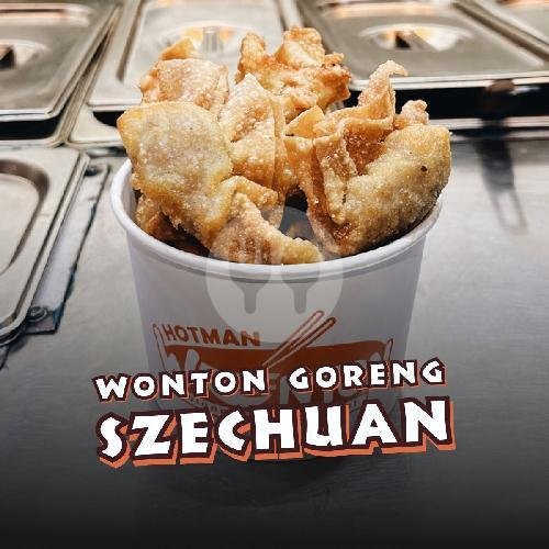 Wonton Goreng Saos Szechuan menu Hotman Wonton Mendut, Lowokwaru Kota Malang