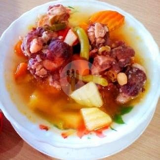 Nasi Pecel Empal menu Warung 4 Mata, Sumbersari