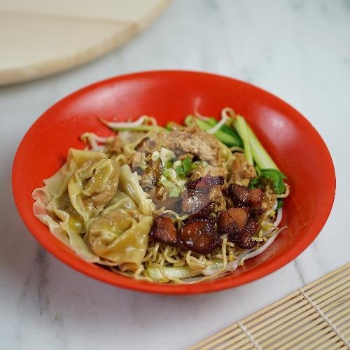 Mie Ayam Jamur + Pangsit menu Bakmie Siantar Acen, Kalideres