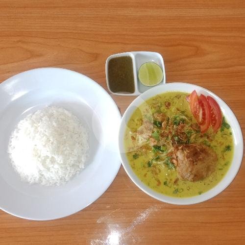 Soto Medan + Perkedel menu LONTONG MEDAN RAHMA33, Jl. Raya Kalimalang